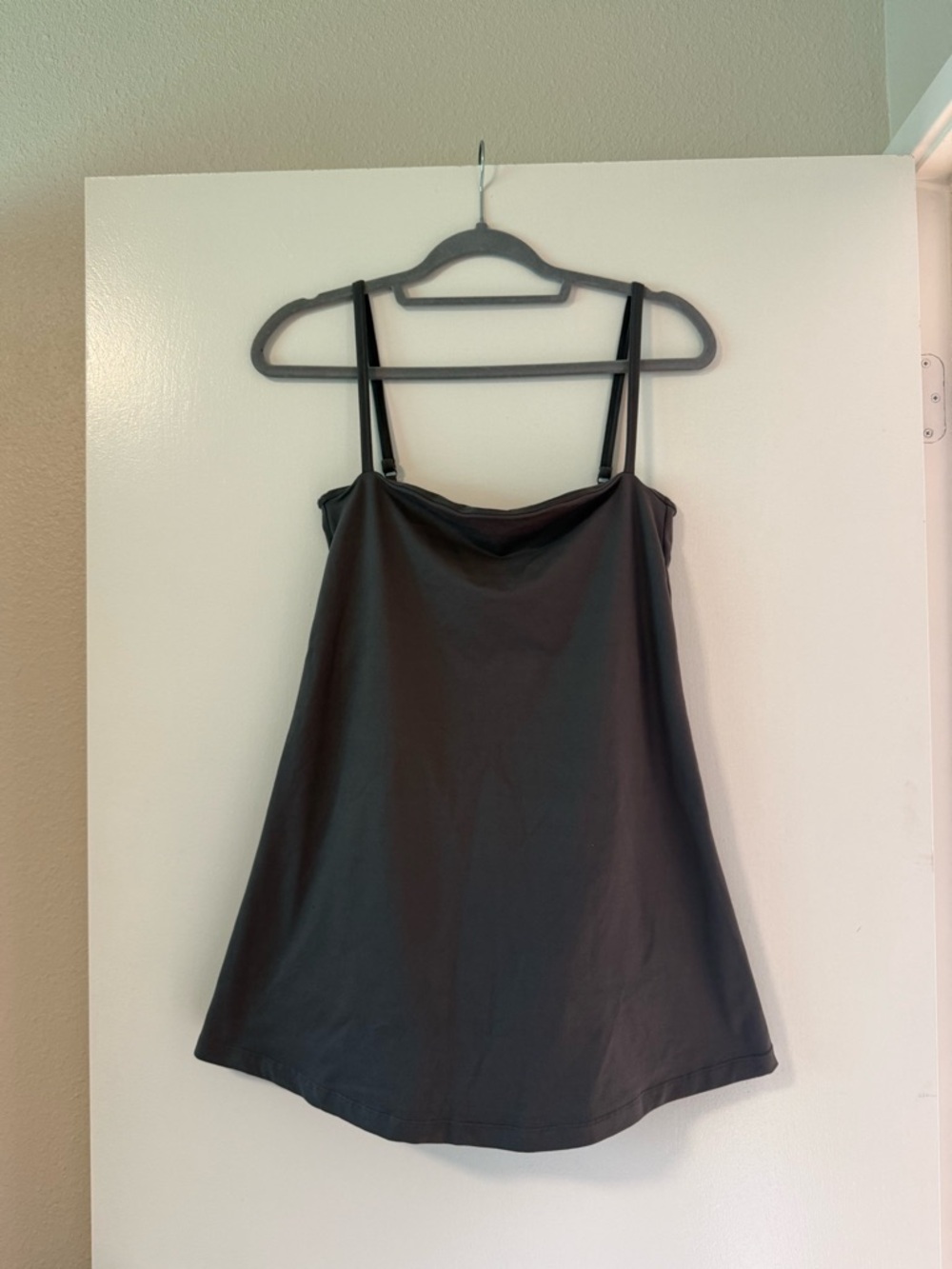SET Active Black Satin Cowl Neck Mini Dress